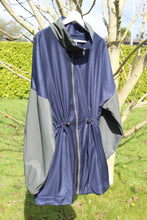 Load image into Gallery viewer, Cinch Waist Navy &amp; Green Jacket