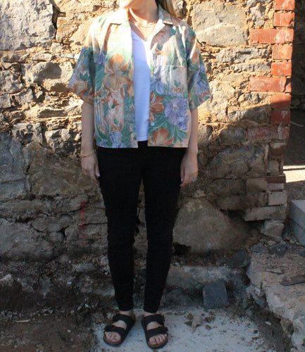 Green Floral Shirt