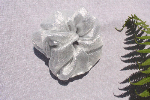 Silver Scrunchie