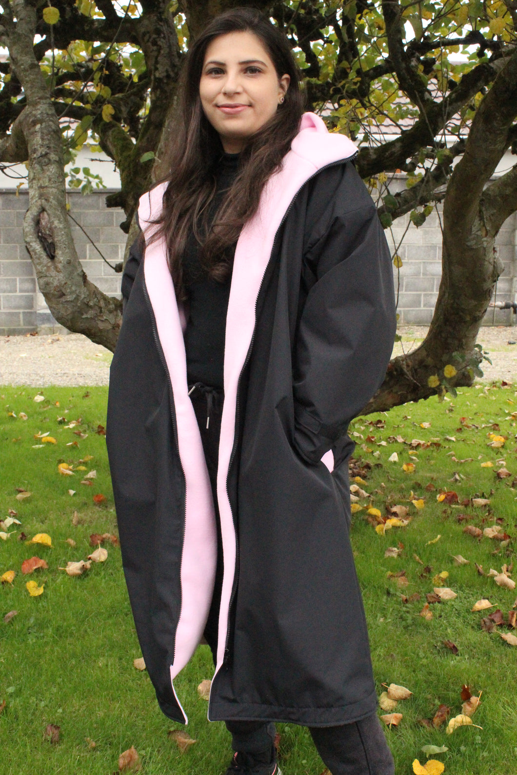Black & Pink Changing Robe